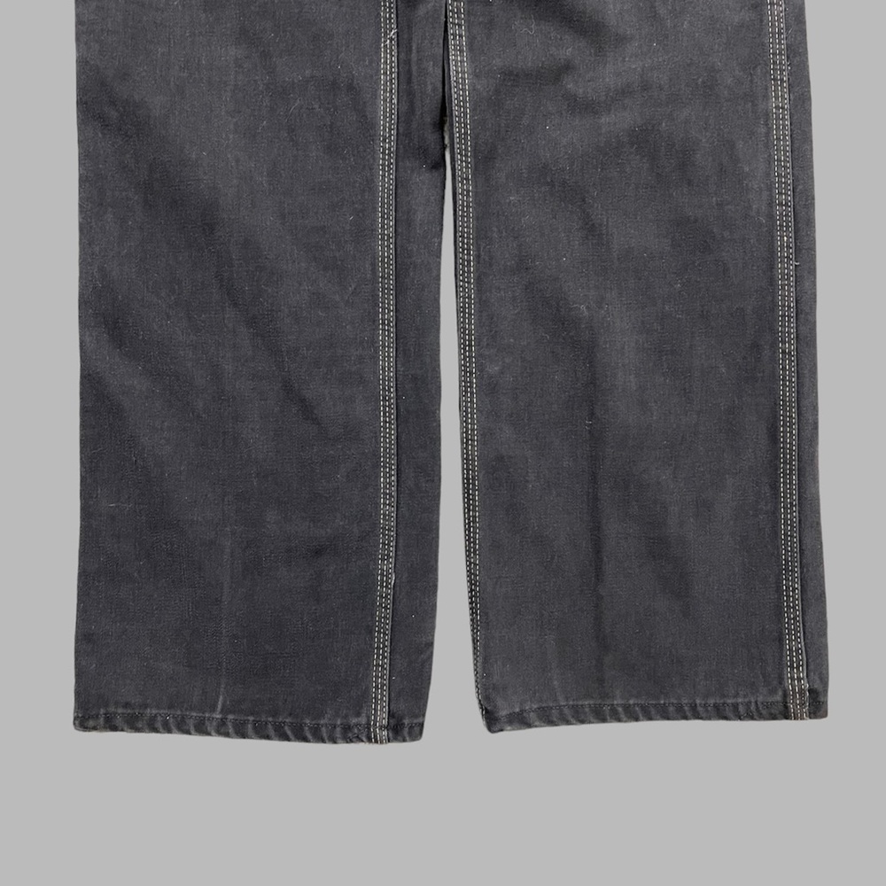!SOLD! RED SNAP Vintage Black Dark Grey Star Pocket High Waisted Skater Jeans - Picture 7 of 12